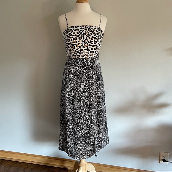 Lulu’s Being Bold Leopard Print Satin Midi Slip Dress - Picture 2 of 12